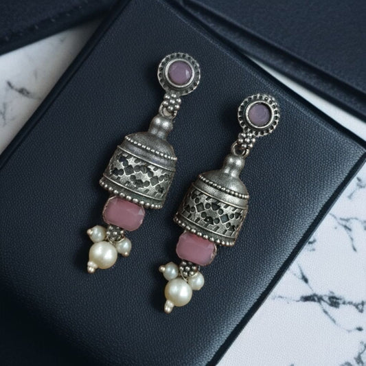 Silver Replica Dangler Earrings