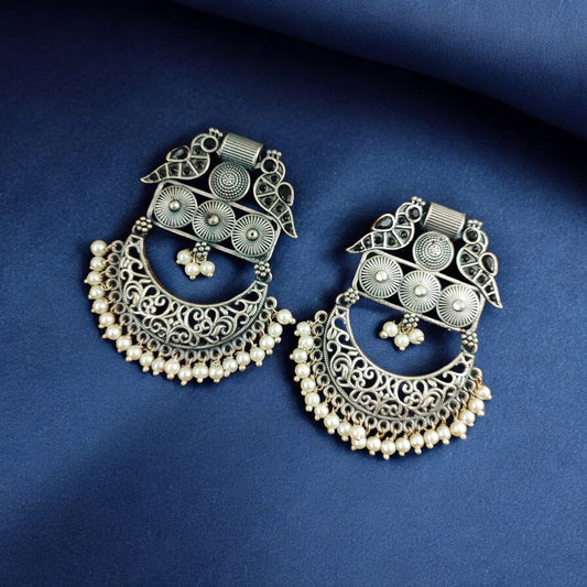 Traditional Bird Style Earrings | Buy Stone Work Dangler Stud Jewelry